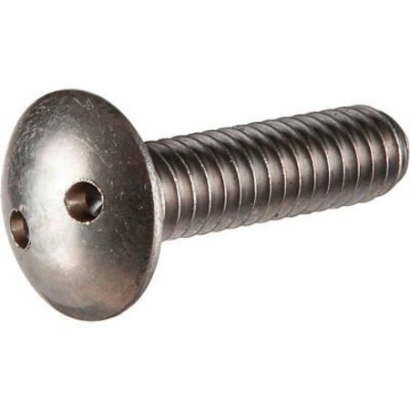 TAMPER-PRUF SCREWS 8-32 x 2in Tamper-Proof Security Spanner Machine Screw - Oval Head - Brass - Plain - Pkg of 100 1.8322OB